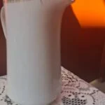 hvid porcelænskande