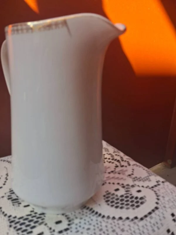 hvid porcelænskande