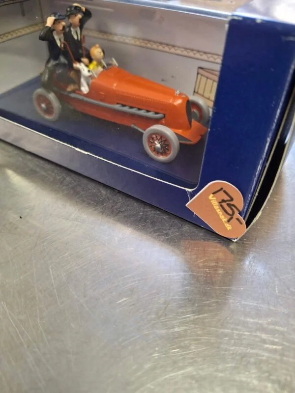 Vintage Tintin Modelbil - Le Bolide Rouge