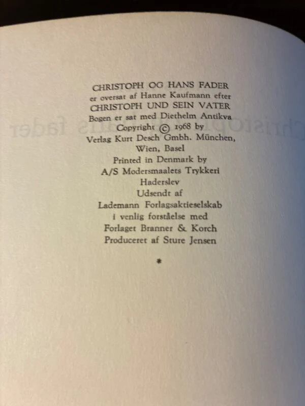 Christoph og hans fader