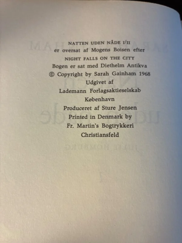 WWII fiktion bog