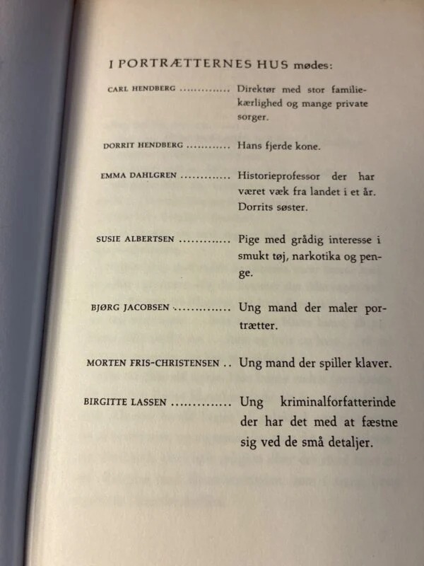 Portrætternes hus - Vintage Krimi af Else Fischer