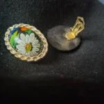 vintage clip-on øreringe