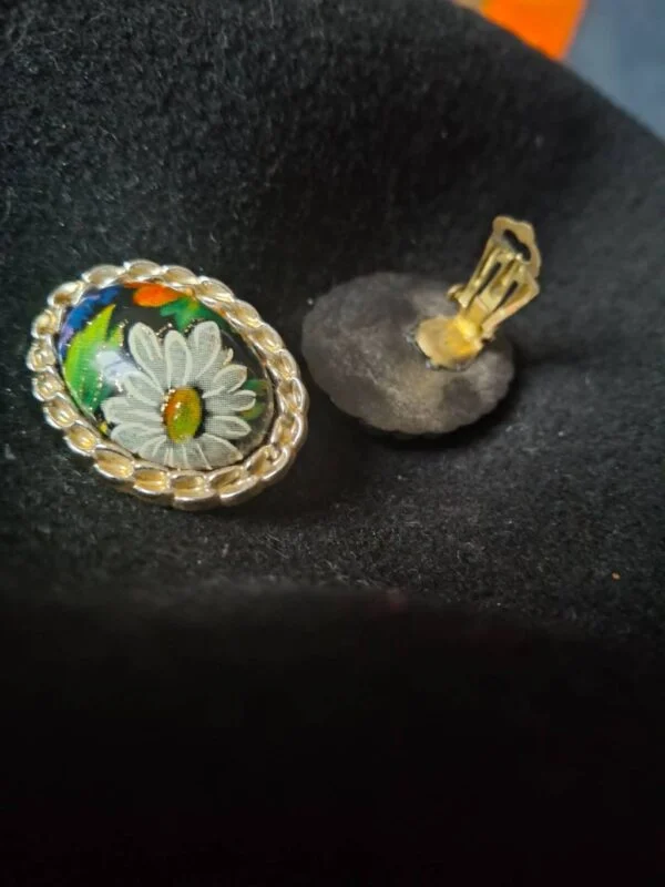 vintage clip-on øreringe