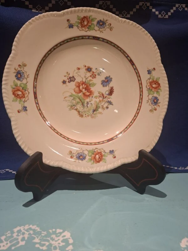 Woods Ivory Ware middagstallerken på 25 cm set forfra