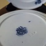 Villeroy & Boch Rubus Mettlach-stempel og krakeleringer på undersiden