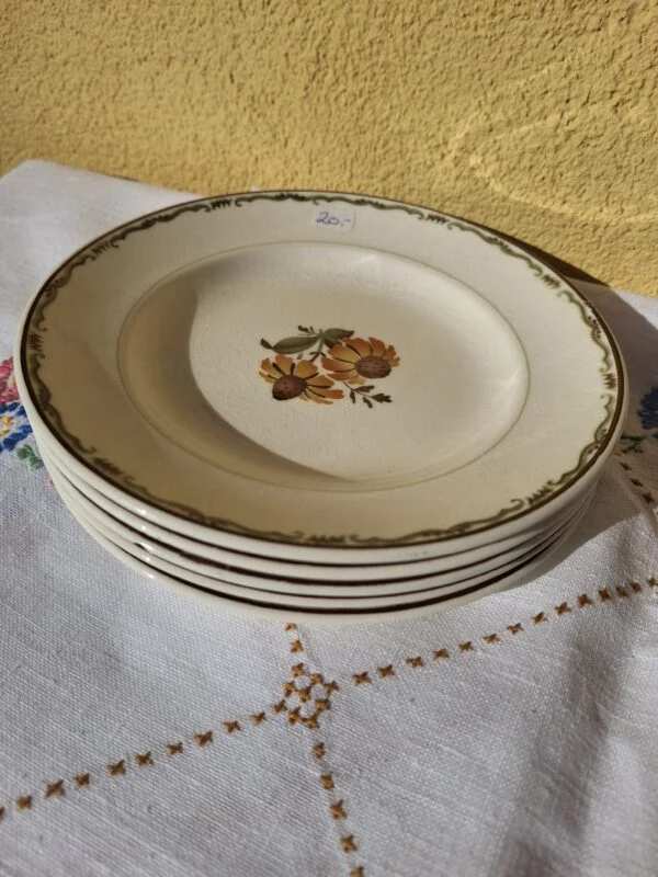 Aluminia Solbrud kaffetallerkener med blomster – 15,2 cm