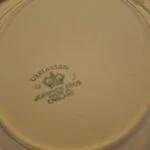 Victorian Johnson Bros Made in England stempel på fadets underside
