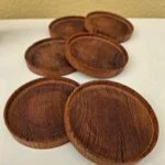 runde træcoasters