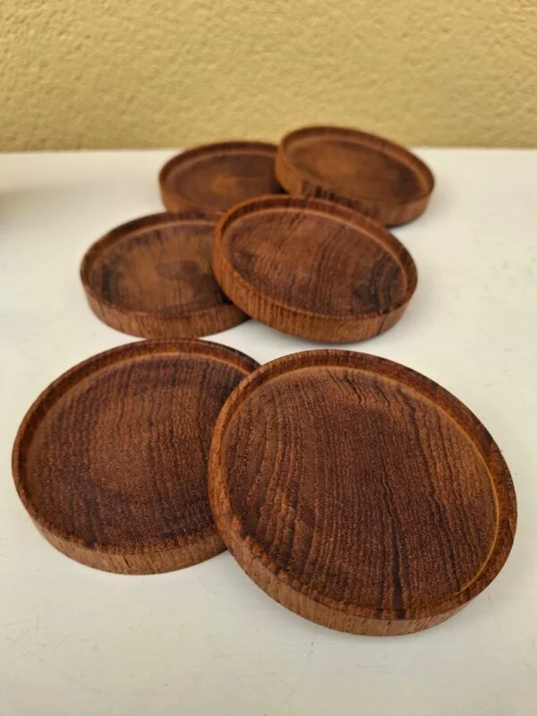 runde træcoasters