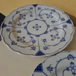 blå-hvid porcelæn
