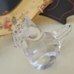 vintage glasfigur
