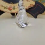 Vintage Glasfugl i Klar Glas