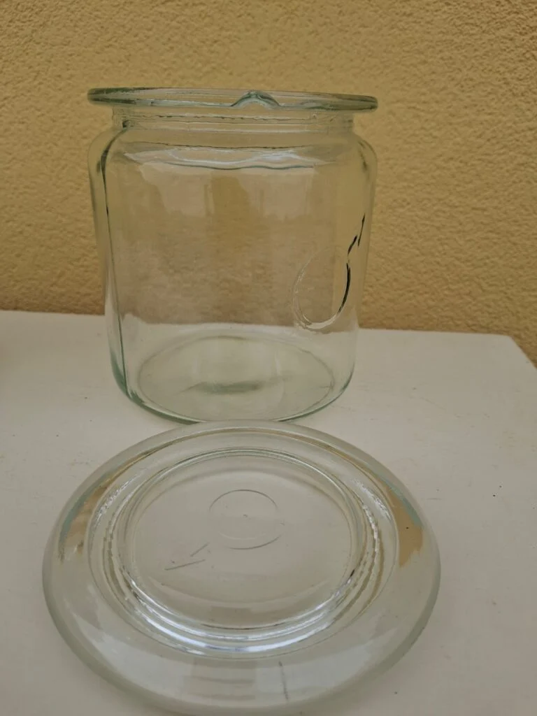 Vintage Glasopbevaringsglas - Sæt af 3