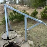 Grill- og bålstativ fra Topvirk med grillrist, Ø54 cm – detalje 1