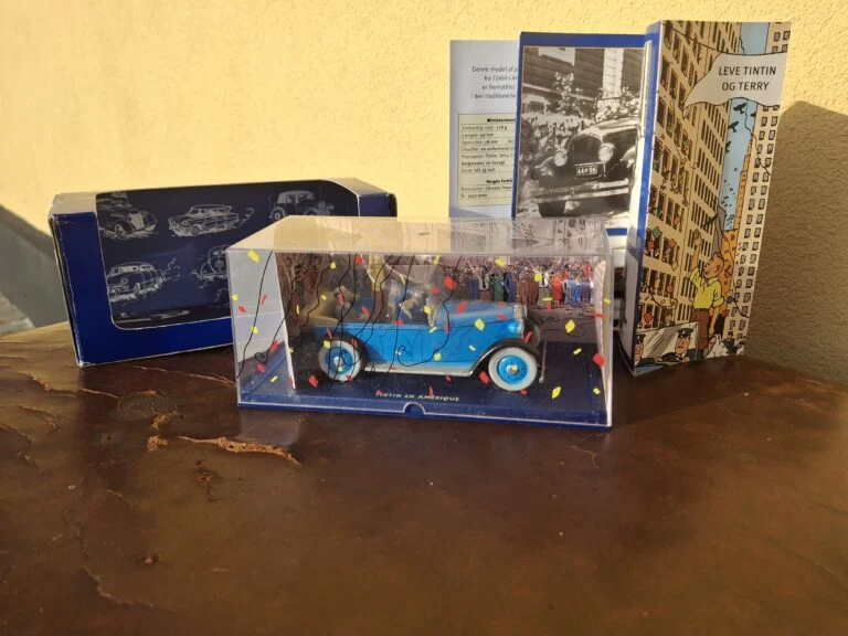 Tintin modelbil – paradebilen fra Tintin i Amerika