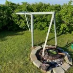 Grill- og bålstativ fra Topvirk med grillrist, Ø54 cm – detalje 3