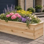 Plantekasse i lindetræ fra Topvirk, 80,5 × 43,5 cm – detalje 4