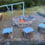 Grill- og bålstativ fra Topvirk med grillrist, Ø54 cm – detalje 5