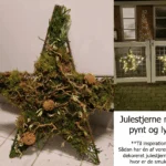 Stålstjerner med pynt og lys som inspiration