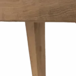 Havebord i massivt egetræ fra Topvirk, 150 × 89 cm – detalje 2