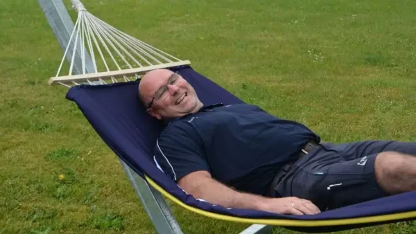Hængekøjestativ i galvaniseret stål fra Topvirk, 350 cm – detalje 3